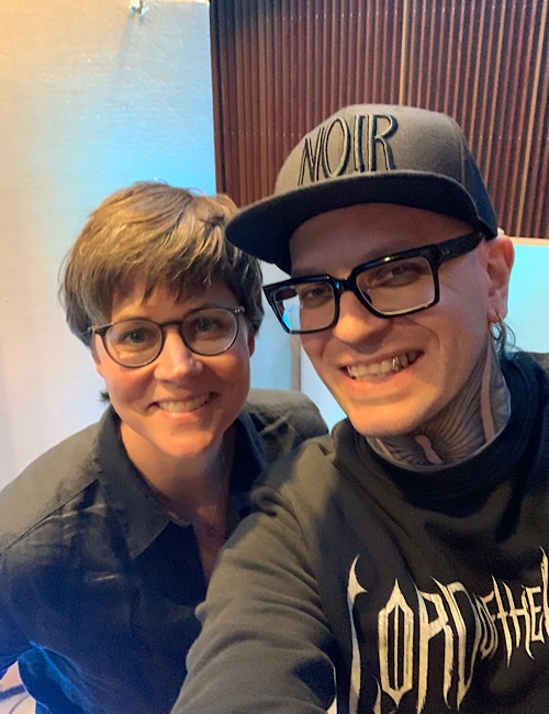 Sabrina Besic mit Chris Harms von Lord of the Lost