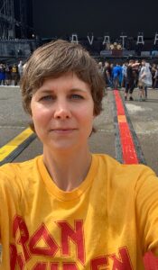 Sabrina Besic beim Iron Maiden Konzert